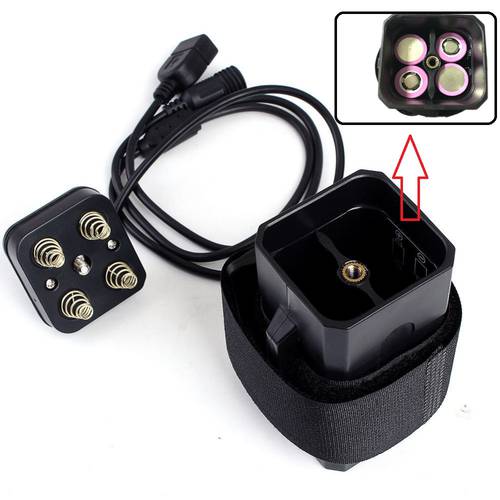 Waterproof 18650 Lithium Battery Pack Storage Case Box Cover With USB DC Dual Output 8.4V For Bike Light Headlamp Phone