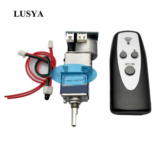 Lusya ALPS27 Audio Remote Control Volume Adjust Board With Semicircle Potentiometer For Audio Amplifier Preamp 50K 100K