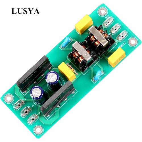 Lusya 2 ways EMI electromagnetic interference filter module AC power filter 2A 5A 15A T1379