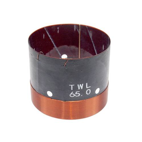 65mm Speaker Woofer Voice Coil 600W Peak Home Theater Bass Repair Parts With Round Copper Wire Kapton Former