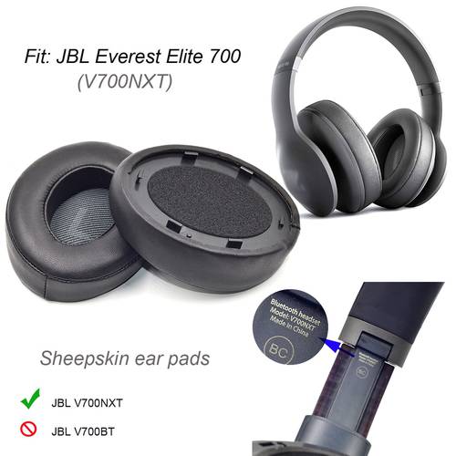 Sheep Skin Earpads for JBL V700 V700BT High Quality Protein Leather Earpads Cushion Cover for JBL Everest Elite 700 Headphone