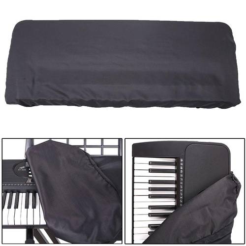 61/88 Key Electric Piano Keyboard Dustproof Waterproof Drawstring Protect Cover Stretchable Elastic Fabric Synthesizer Cover