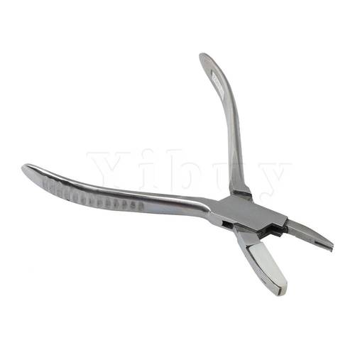 Yibuy Iron Spring Removing Pliers Woodwind Instrument Repair Tool for Flute Clarinet Saxophone Silver