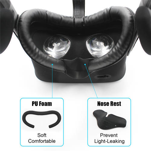 PU Leather Eye Mask Bottom Foam Pad for Oculus Rift VR Headset Eye Mask Bottom Support Nose Support Accessories for Oculus Rift