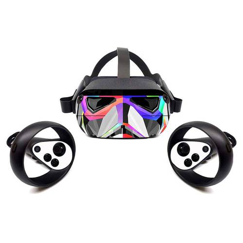 Vinyl Skin Sticker for Oculus Quest VR Headset Virtual Reality Cartoon Decals Protetcive PVC Skin for Oculus Quest Accessories