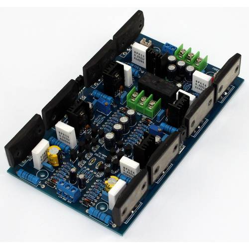 Sanken 2SA1494/2SC3858 300W+300W high power dual channel power amplifier board