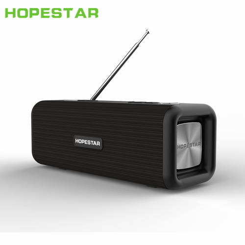 HOPESTAR T9 Waterproof Wireless Bluetooth speaker Outdoor High Power Subwoofer External Antenna TWS Intercom Speaker With FM TF