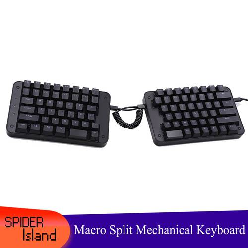 87 Keys Ergonomic Micro Split keyboard Mechanical Programmer Efficient Editing One-Hand DIY Cherry switch Programmable keyboard