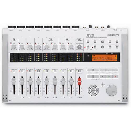 Zoom R16 Digital Stand-Alone Multitrack Recorder Bundle，Multitrack SD Recorder Controller and Interface