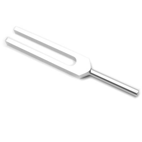 528 Hz Tuning Fork with Silicone Hammer Cleaning Cloth for Healing Relaxation