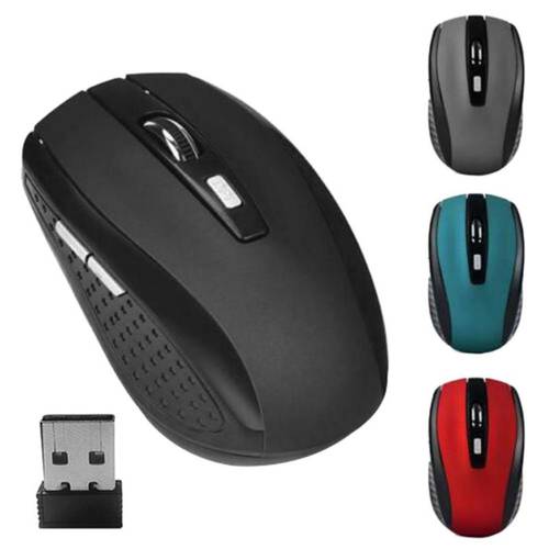 2.4G Wireless Mouse 6 Buttons 2000DPI Durable Optical Computer Mouse Ergonomic Mice For Laptop Universal Computer Peripherals