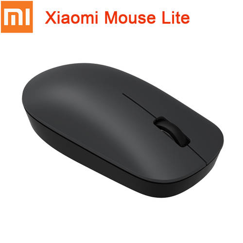 Original Xiaomi Wireless Mouse Lite 2 Main Button TTC Micro Switch 1000DPI 2.4Ghz Link Optical Simple Design Solid Grip Only 45g