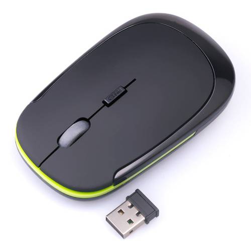 2.4G Mini Wireless Mouse Portable Ultra-thin Optical Mouse Ergonomic Computer Mouse 1600DPI Business Mouse Gaming Mouse for Pc