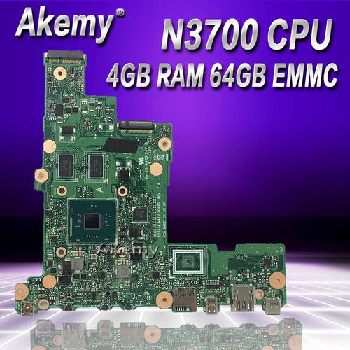 E205SA original Mainboard for ASUS E205S TP200S TP200SA Laptop Motherboard 2GB 4GB RAM N3050 N3060 N3700 N3710 CPU 32G 64G SSD