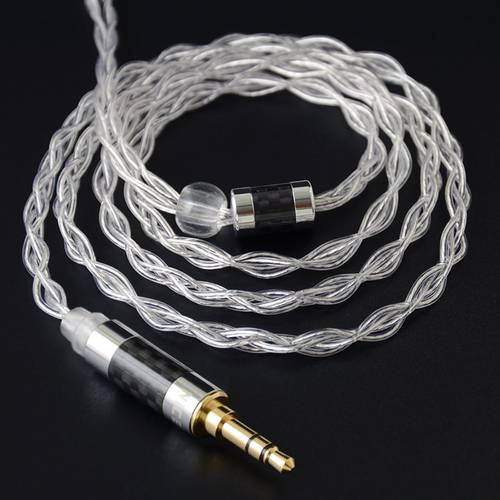 NiceHCK LitzPS 4N Litz Pure Silver Earphone Upgrade Cable 3.5/2.5/4.4mm MMCX/NX7 Pro/QDC/0.78mm 2Pin For DB3 KXXS Youth ST-20