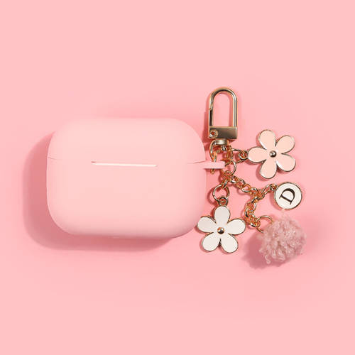 Cute Korean Flower Silicon Cover for APPLE AirPods Pro Case for AirPods Case with Keychain Earphone Wireless Headphone Headset