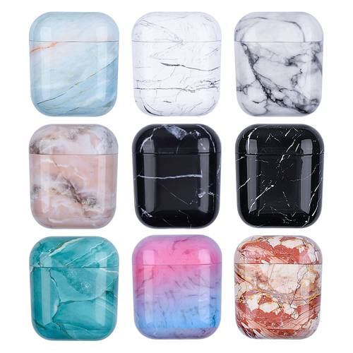 Marble Pattern Case For Apple Airpods 1 2 3 Earphone Case Cute Cover For Airpods Pro 2 1 Air Pods Airpod Case Shell Coque Covers