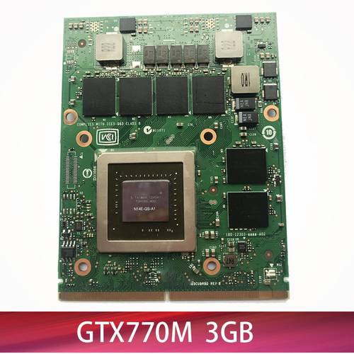 GTX770M GTX 770M N14E-GS-A1 Graphic Video Card For Dell M17X M18X MSI GT60 GT70 GT 780DX GT683 IMAC A1312 A1311 Test 100%