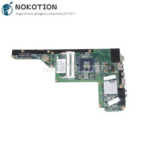 NOKOTION 628186-001 For HP DV3-4000 DM4 CQ32 G32 Laptop Motherboard HM55 DDR3 HD5430 Video card Free CPU