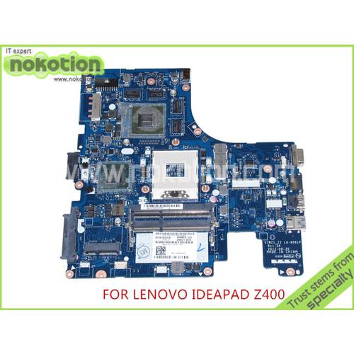 NOKOTION VIWZ1 Z2 LA-9061P REV 2A MAIN BOARD for Lenovo IdeaPad Z400 Laptop Motherboard GT635M DDR3 full tested