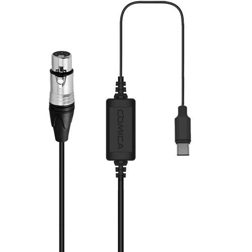 COMICA CVM-XLR-UC XLR to USB C Microphone Cable, XLR Female to USB C Audio Adapter for USB Type C Smartphones