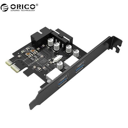 ORICO PME-4UI 2-Port USB3.0 PCI-E Expansion Card 15 Pin SATA to Big 4 Pin Power Cord