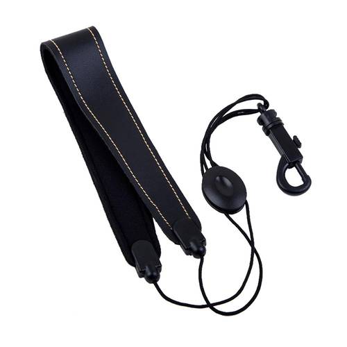 Adjustable Saxophone Sax Belt High Quality Leather Nylon Padded Neck Strap with Hook Clasp Material: leather Length: 50-63cm