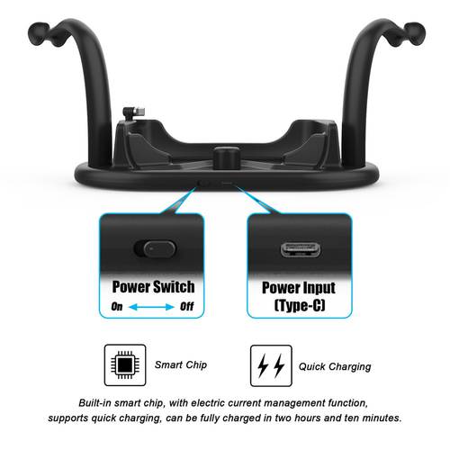 Professional Display Stand Charging Holder for Oculus Quest VR Headset Wireless Controller Accessories Fast Charging Station