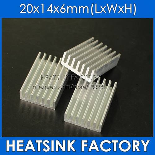20x14x6mm Cooling Accessories DIY Heatsink CPU GPU IC Memory Chip Aluminum Heat Sink Cooler Radiator