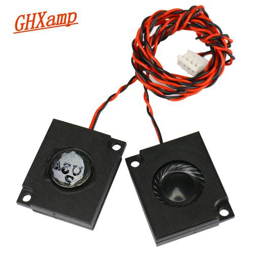 Ghxamp Mini Speaker 30mm*25mm Portable Loudspeaker 8ohm 2W For TV Speaker advertising machine 2pcs