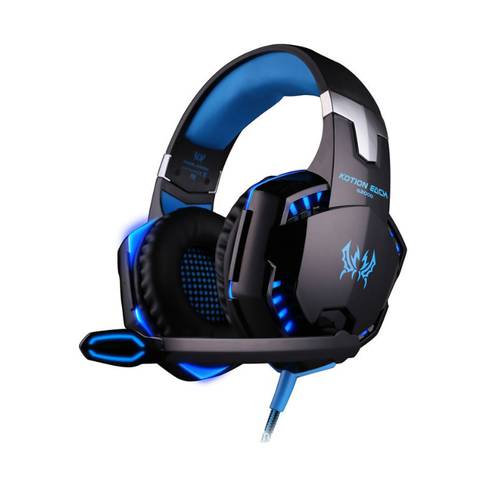 PY G2000 Gaming Headsets Wired Big Headphones with Light Mic Stereo Earphones Deep Bass for PC Computer Laptop PS4 New X-BOX