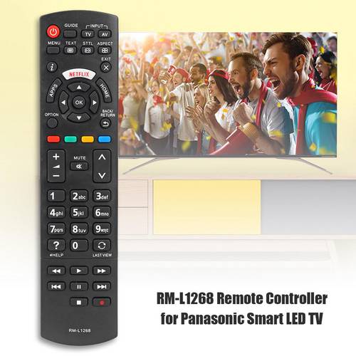 RM-L1268 Smart LED TV Remote Control Controller Suitable for Panasonic N2Qayb 00100 N2QAYB all TV Sets Self-contained