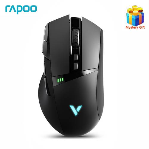 Rapoo VT350 Original Dual Mode Gaming Mouse 2.4G Wireless Mouse with 5000DPI 11 Buttons for Mouse Gamer PUBG Overwatch LOL