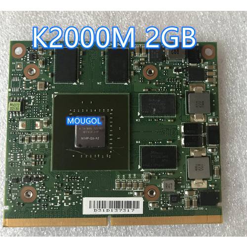K2000M K 2000M Video Vga Graphic CARD For Laptop Dell Precision M4700 M4800 HP Elitebook 8560W CN-0D30WG