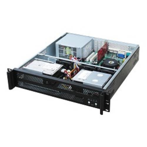 Flexible 2U 19 inch Industrial Case 490MM Depth Rack-mount Monitoring Server Chassis Support 2U Standard PowerSupply And ATX PSU