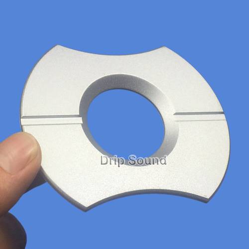 90x64mm Speaker Tweeter Cover Panel Decorative Circle Speaker Fixed Plate 33.5mm Hole