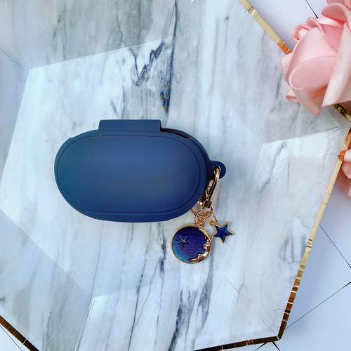 Cute Cover for Samsung Galaxy Buds / Buds+ Plus 2 Case Bluetooth Earphone Charging Box Headset Bag Luxury Moon Star Keyring Gift