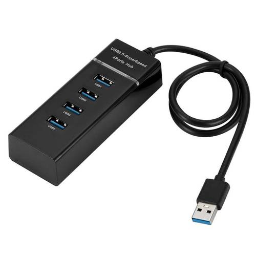 4 Port USB 3.0 Hub Super Speed 5Gbps Converter Cable Adapter Splitter for Laptop PC Notebook High Quality 4 Port USB 3.0 Hub New