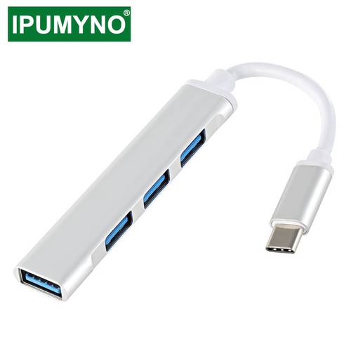 USB C HUB 3.0 2.0 Type C 3.1 Multi 4 Port Splitter For Lenovo Xiaomi Macbook Pro Air Pc Computer Notebook Laptops Accessories