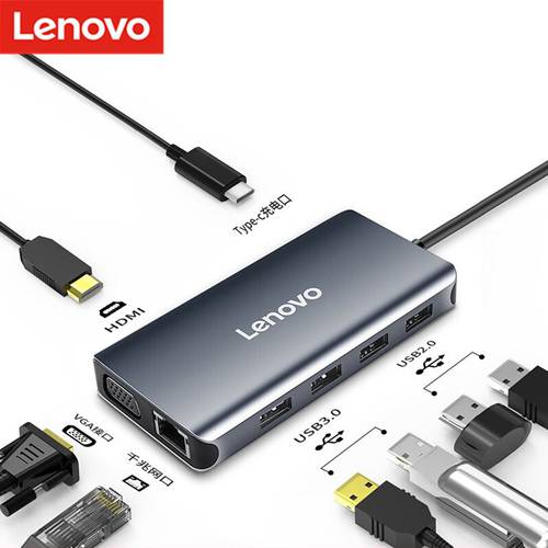 Lenovo USB HUB C HUB to Multi USB 3.0 HDMI card reader Adapter Dock for MacBook Pro Accessories USB-C Type C 3.1 Splitter 3 Port