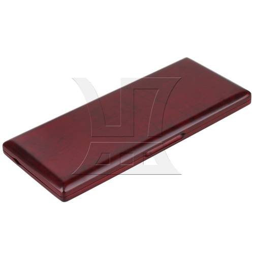Yibuy Red Wood Color Clarinet Reed Case Box Holder for 10 Sticks Pack