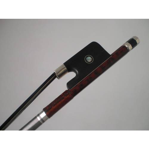 1 PC High Quality Snake wood Double Bass Bow Snake wood Bow black white hair 3/4