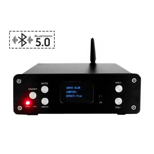 AIYIMA STA326 Subwoofer Amplifier CSR8675 Bluetooth 5.0 APTX 25W*2+50W High Power 2.1 Digital Audio Amplifiers With OLED Screen