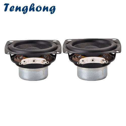Tenghong 2Inch 53MM Bluetooth Audio Speaker 20 Core 4Ohm 10W Full Range Rubber Edge NdFeB Loudspeakers For Home Theater DIY