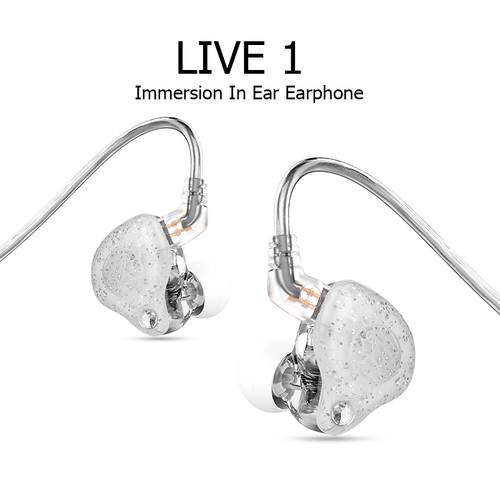 TFZ Live 1 wired earphones Monitor hifi 3.5mm 0.78m cable headset Active Noice Cancelling Detachable earbuds with mic for phone
