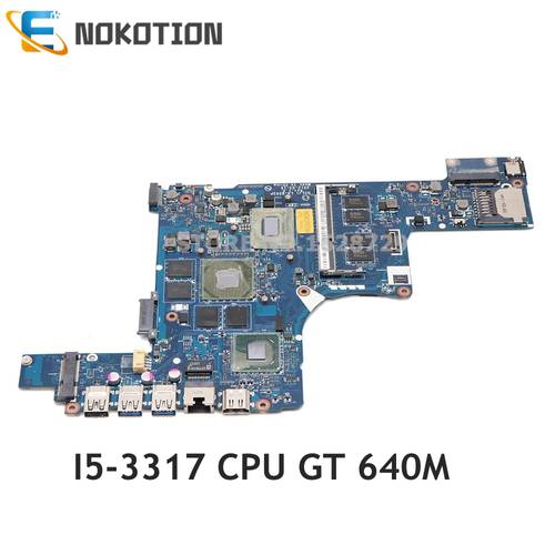 NOKOTION NBM2G11001 Q5LJ1 LA-8203P For ACER aspire M5-581 M5-581T laptop motherboard I5-3317U CPU GT 640M GPU DDR3
