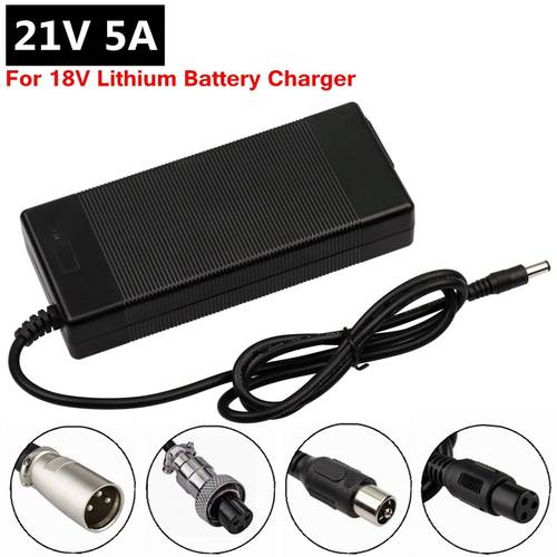 TANGSPOWER 5S 21V 5A lithium battery charger for 5Series 18V Li-ion battery pack 126 watt High Power Charger