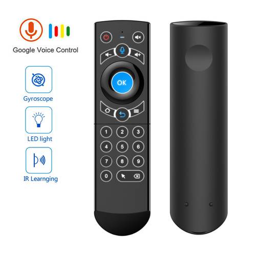 G21 PRO Voice Remote Control 2.4G Wireless Keyboard Air Mouse with IR Learning Gyros for Android TV Box H96 MAX X3 Pro AM6 Plus