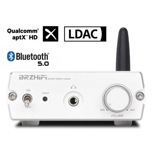 CSR8675 Bluetooth 5.0 Wireless Receiver APTX-HD/LDAC JRC5532DD ESS9038Q2M DAC Decoding 3.5mm Headphone AMP RCA 24bit/96KHz DC 5V