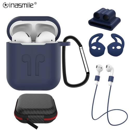 Perfect 6 in1 Case For airpods pro 2 case Anti-lost accessories For Apple Airpods 2 1 Earphone Protective Cover for air pod 3